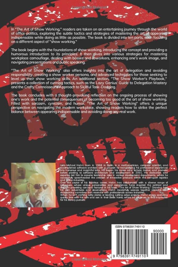 The Art of Show Working - Back Cover