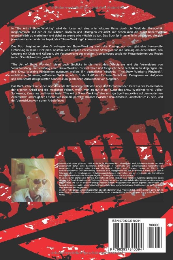 Die Kunst des Show Workens - Back Cover