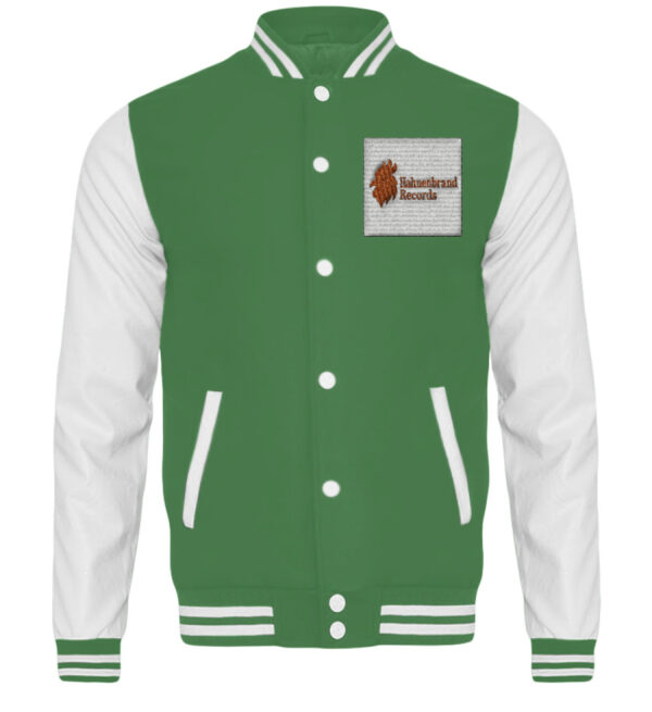 Hahnenbrand Records - College Sweatjacke mit Stick-6754