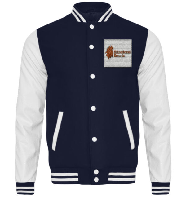 Hahnenbrand Records - College Sweatjacke mit Stick-6753