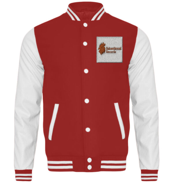 Hahnenbrand Records - College Sweatjacke mit Stick-6756