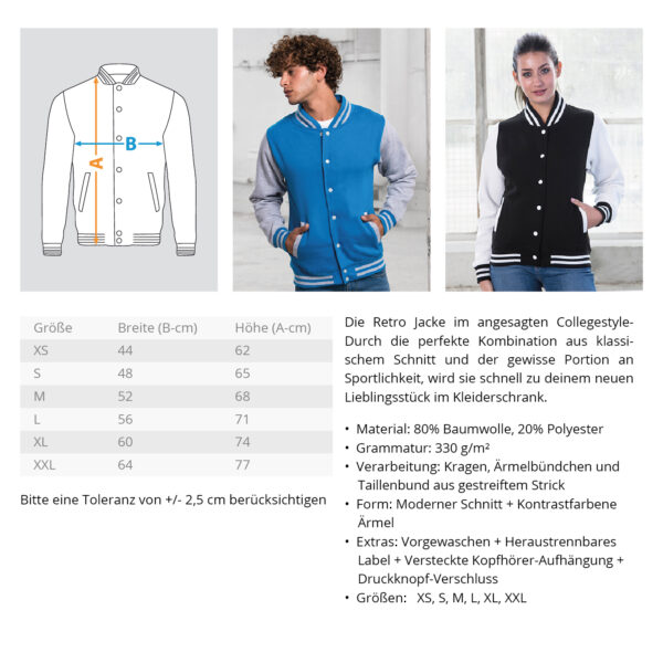 Hahnenbrand Records  - College Sweatjacke mit Stick - Image 9